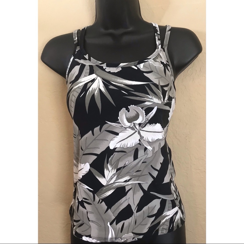 shakti yoga tank top medium tropical
